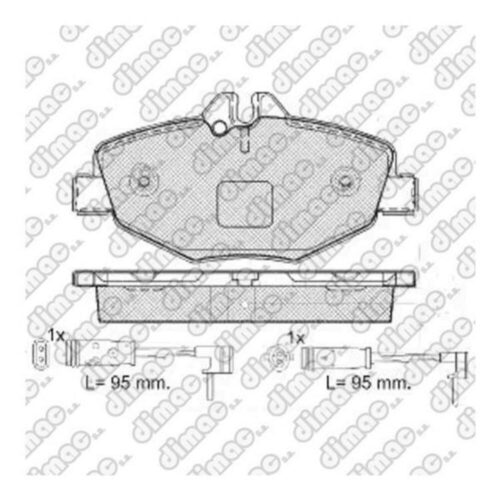 Pastillas de Freno (0920)(136M) MERCEDES BENZ CLASE E 200-220-240-280-320-350 -