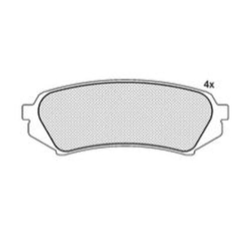 Pastillas de Freno (0602)(123MM)TOYOTA LAND CRUSIER (98/..) TRASERA