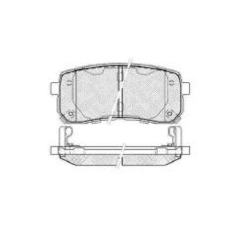Pastillas de Freno (0901)(110MM) KIA CARNIVAL III / HYUNDAI VERACRUZ TRASERA