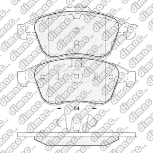 Pastillas de Freno (1197) (156MM) RENAULT FLUENCE-LAGUNA III-MEGANE III 1.6-2.0