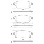 Pastillas de Freno (1089)(148MM) CHEV CRUZE II 1.6-1.8-2.0  (09/...)/ TRACKER