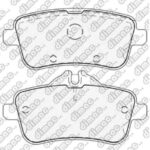 Pastillas de Freno (1217) (116MM) MERCEDES BENZ CLASE A (TRASERA) (12/..)