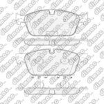 Pastillas de Freno (1216) (192MM) M BENZ CLASS 350-400-450-500 (12/...)