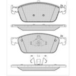 Pastillas de Freno (1117) FORD FOCUS ST DEL