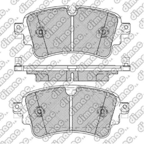 Pastillas de Freno (1206) (129MM) VW TOUAREG III 3.0 TRASERA/ AUDI A7 II- Q7 II