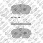 Pastillas de Freno (1218) (210MM/255MM) AUDI A4-A5-A6-A7 (16/...)