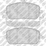 Pastillas de Freno (1274) (163MM) MERCEDES BENZ CLASE C 180-200/ GLC 200-220-