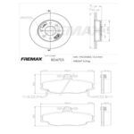 KIT DE FRENO RENAULT 9 - 11- 19- CLIO (BD4705 + FL-PD/305-A)