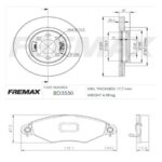 KIT DE FRENO RENAULT KANGOO (BD3550 + FL-PD/412)