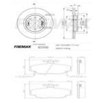 KIT DE FRENO RENAULT CLIO- R19- MEGANE (BD3550 + FL-PD/305-A)