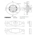 KIT DE FRENO CHEVROLET CORSA (BD1440 + FL-PD/42)