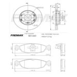 KIT DE FRENO CHEVROLET CORSA CLASIC/ AGILE (BD1440 + FL-PD/82)