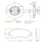 KIT DE FRENO CITROEN C4- XSARA/ PEUGEOT 206-207-208-307 (BD4750 + FLPD/505)