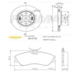 KIT DE FRENO PEUGEOT PARTNER/ CITROEN BERLINGO (BD4750 + FL PD/411)
