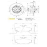 KIT DE FRENO RENAULT LOGAN- SANDERO (BD4707+ FL-PD/305-A)
