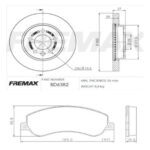 KIT DE FRENO VW AMAROK/ FORD TRANSIT (BD6382 + FL-PD/1028)