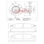 KIT DE FRENO CHEVROLET AVEO 1.4 (05/..) (BD4908 + FL-PD/475)