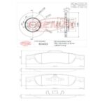 KIT DE FRENO RENAULT DUSTER 2.0- FLUENCE 1.6 (BD4022 + FL-PD/1422)