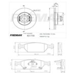 KIT DE FRENO HONDA FIT (MDO.NVO)- CITY (BD1700 + FL-PD/685)