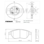 KIT DE FRENO CITROEN C4 2.0/ PEUGEOT 207 1.6- 307 2.0 (BD4752 + FL-PD/346)