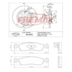 KIT DE FRENO CITROEN C3/ PEUGEOT 208 1.5 (BD4692 + FL-PD/85)
