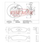 KIT DE FRENO PEUGEOT 208 1.5 (BD4692 + FL-PD/85)