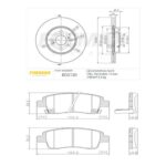 KIT DE FRENO TOYOTA ETIOS - YARIS 1.5 16V (BD2120 + FL-PD/1438)