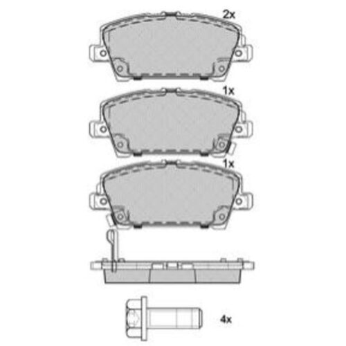 Pastillas de Freno (0867)(131MM) HONDA CIVIC VII (06/..)