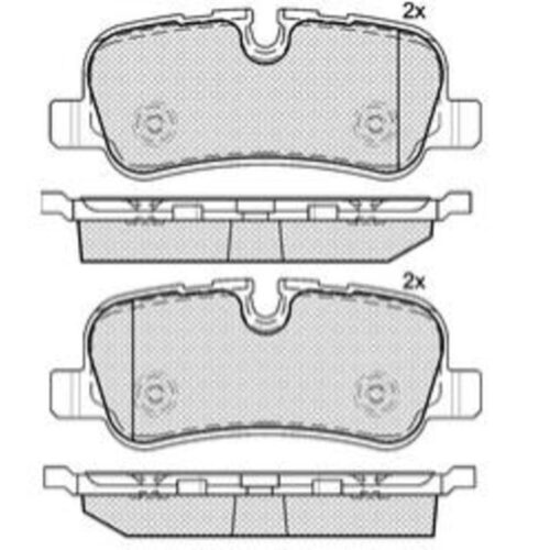 Pastillas de Freno (0846)(116MM) LAND ROVER DISCOVERY III (04/..)TRASERA