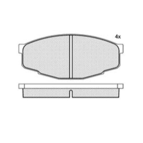 Pastillas de Freno (0226) (116MM) TOYOTA CRESSIDA-PICK UP (MODELO 92) (80/82)