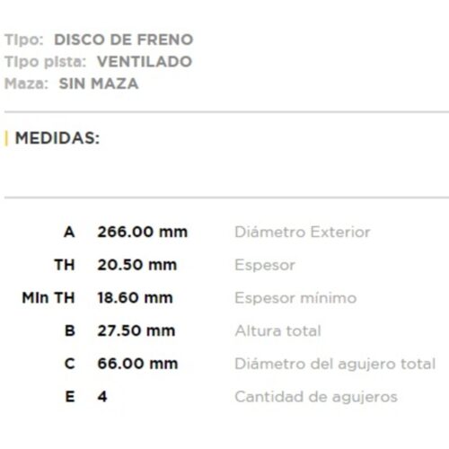 (266MM) PEUGEOT 405-PARTNER/ CITROEN BERLINGO-PICASSO