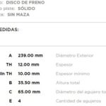 (15050)(239MM) VW GOL-GACEL-SENDA-POLO-SAVEIRO-CARAT-PASSAT/