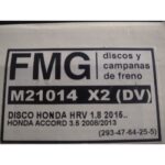 (21014) (293MM) HONDA HRV 1.8 / ACCORD 3.5