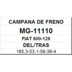 (11110) (185,3MM) FIAT 600-128