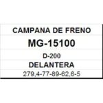 (15101)(279MM) DODGE D-200 (FUNDICION) (IGUAL 15100)