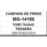 (14198)(228MM) FORD TAUNUS