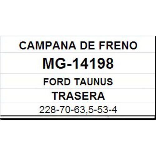 (14198)(228MM) FORD TAUNUS