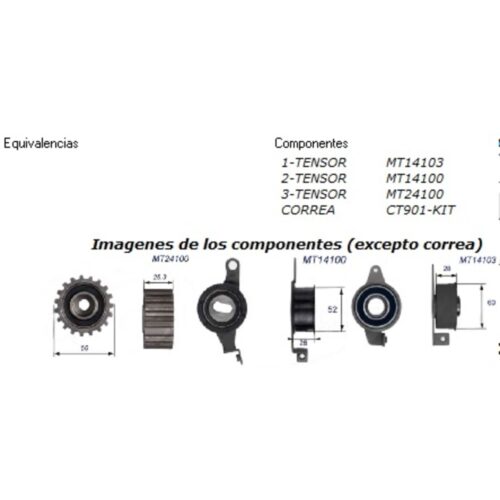 KIT SIN BOMBA FORD ESCORT 1.8 ENDURA