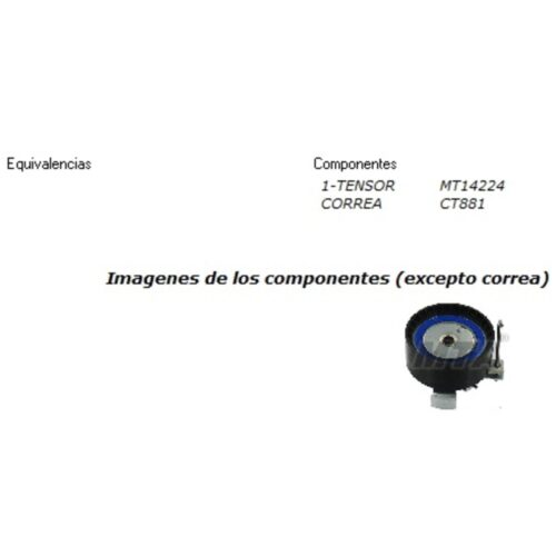 KIT SIN BOMBA FORD ECOSPORT, FIESTA KINETIC, KA (=KD04224)