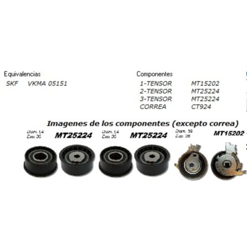 KIT SIN BOMBA CHEVROLET VECTRA-BLAZER-ASTRA 2.4 16V