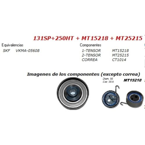 KIT SIN BOMBA CHEVROLET MERIVA-CORSA II 1.7 TDI-