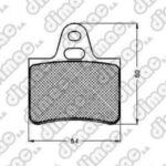 Pastillas de Freno (0034)(54MM) CITROEN GS 1200 79/82 TRASERA