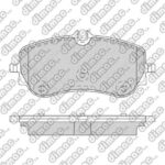 Pastillas de Freno (1204) (141MM) VW AMAROK V6 3.0(16/...) TRASERA- CAFTER II 2