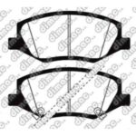 Pastillas de Freno (1284) (124MM) JAC S2- S3- S4 (06/..)