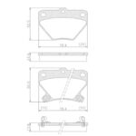 (0752) (78MM) TOYOTA COROLLA 1.6 1.8 TRASERA FIELDER