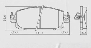 (1258)(141MM) NISSAN SENTRA 2.0 DELANTERA