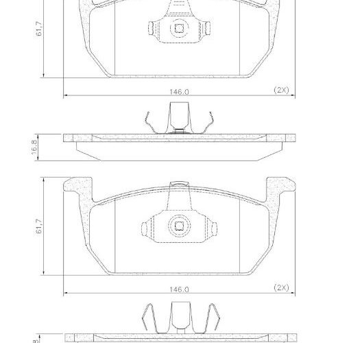 (1199)(146MM) AUDI A1 VOLKSWAGEN POLO VIRTUS T-CROSS NIVUS 1.0 TSI 2