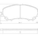 PASTILLAS DE FRENO (1247) (141MM) RENAULT KOLEOS ML320 (14/20)
