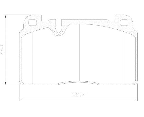 PASTILLAS DE FRENO (1123) (131MM) AUDI Q5 (10/...)