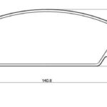PASTILLA (1295) (140MM) CITROEN C3 AIRCROSS